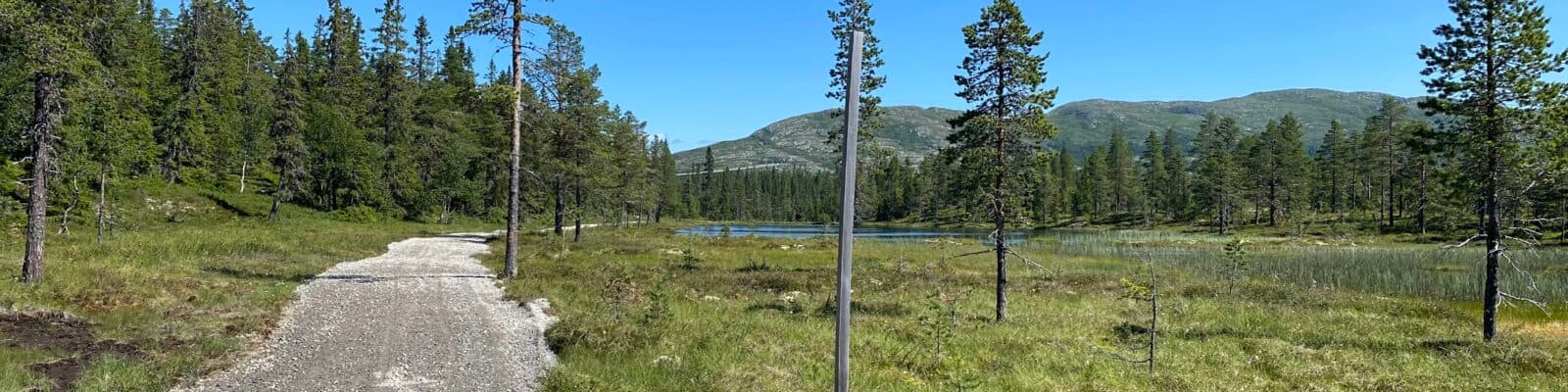 Utsikt over fjellandskapet på Turufjell